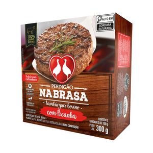 Hamburguer bovino picanha Perdigão Na Brasa 300g