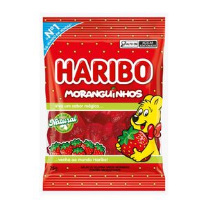 Bala de Gelatina Moranguinhos Haribo 75g