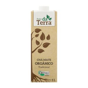 Chá Mate Orgânico Tradicional Poder da Terra 1L