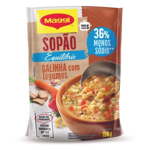 Sopão de Galinha com Legumes Equilibrium Maggi 150g
