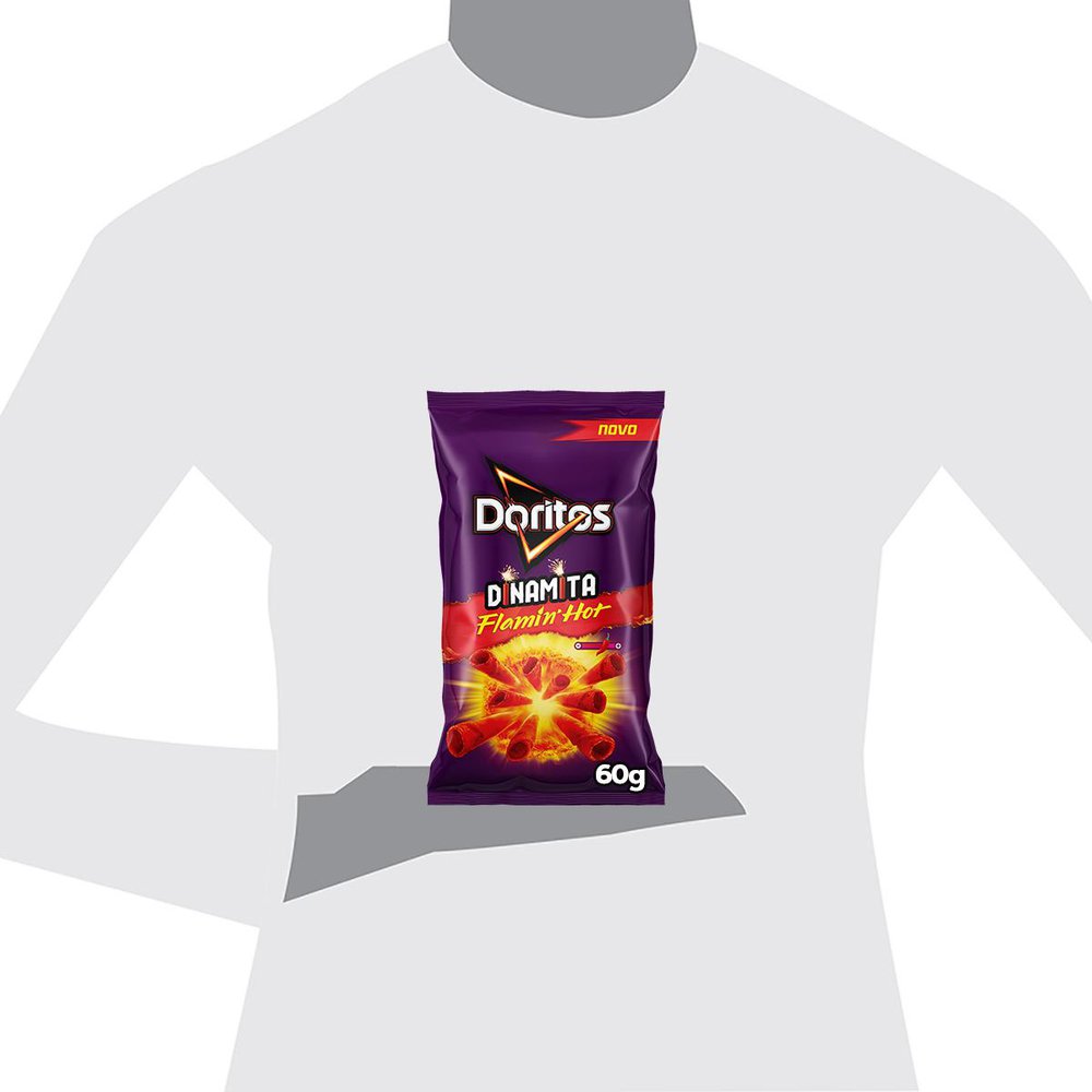 Salgadinho Dinamita Flamin Hot Doritos 60g Mambo Supermercado São