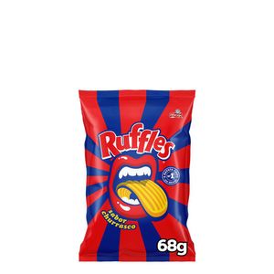 Batata Frita Ondulada de Churrasco Ruffles Elma Chips 68g