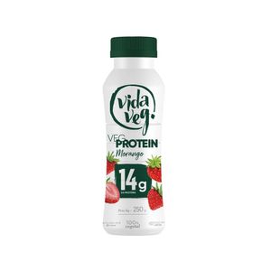 Iogurte VegProtein Morango Vida Veg 250g