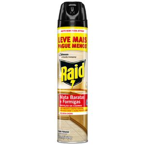 Inseticida Aero Elimina Baratas e Formiga Raid 420ml