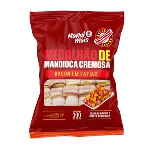 Medalhão de Mandioca com Bacon em Fatias Mandi Mais 300g