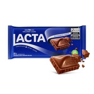 Chocolate ao Leite Lacta 80g