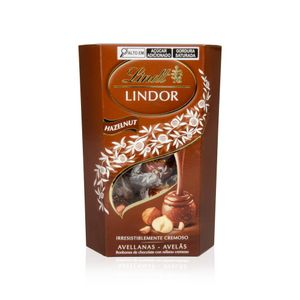 Caixa de Bombons Chocolate e Avelã Lindt Lindor 200g com 16 Unidades