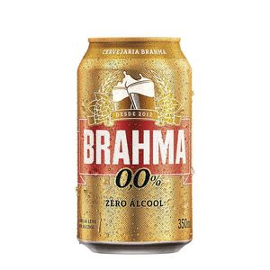 Cerveja Zero Brahma Lata 350ml