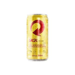 Cerveja Pilsen Skol Lata 269ml