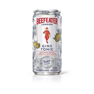 Drink Pronto Gin e Tônica Antarctica Beefeater Lata 269ml