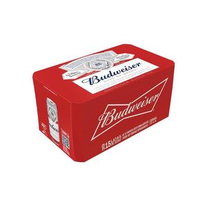 Pack Cerveja Lager Lata Budweiser 310ml 15 Unidades