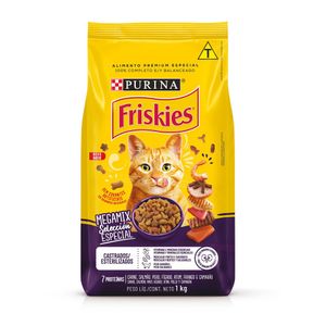 Ração para Gatos Castrados Megamix Friskies Purina 1kg