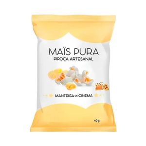 Pipoca com Manteiga Mais Pura 40g