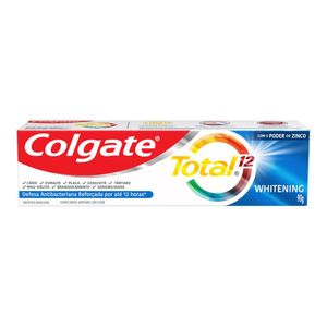 Creme Dental Total 12 Whitening Colgate 90g