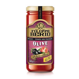 Molho de Tomate Italiano com Azeitonas Olive Felippo Berio 340g