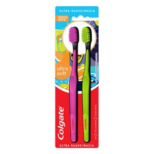Escova Dental Ultra Soft Colgate com 2 unidades
