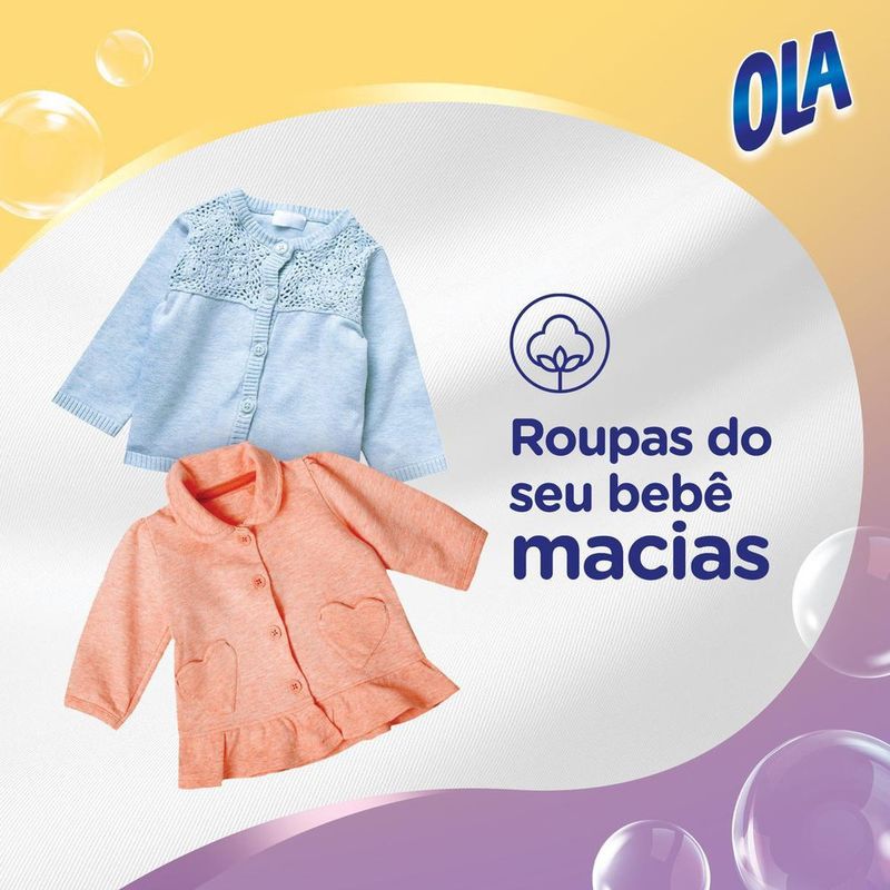 7509546687803-Sabao-Liquido-Para-Roupas-Finas-e-Delicadas-Para-bebes-Ola-Bebe-Lavanda-1L-Garrafa--2-