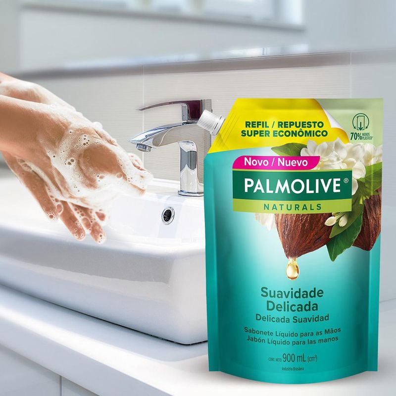7509546666808-Sabonete-Liquido-para-as-Maos-Palmolive-Naturals-Suavidade-Delicada-900ml--4-