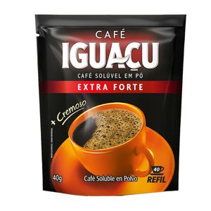 Café Solúvel Extra Forte Iguaçu Refil 40g