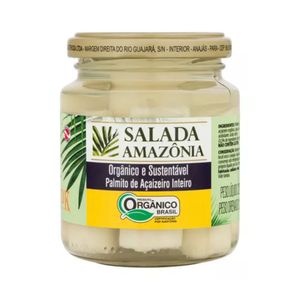 Palmito Orgânico Inteiro Salada Amazônia Pote 120g