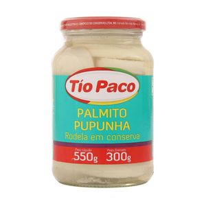 Palmito Pupunha Rodelas Tio Paco 300g