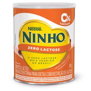 Composto Lácteo Zero Lactose Ninho Forti+ Lata 380g