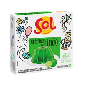 Gelatina de Limão Sol 20g