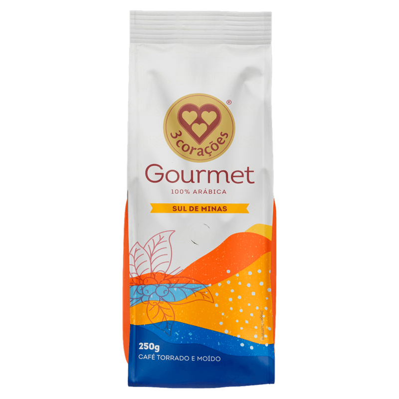 7896045101665Cafe-Torrado-e-Moido-Sul-de-Minas-Gourmet-3-Coracoes-250g01