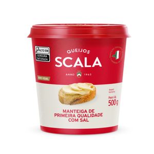 Manteiga com Sal Scala 500g