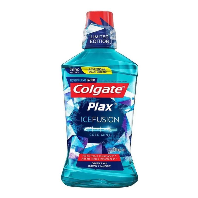 255008-Enxaguante-Bucal-Plax-Ice-Fusion-Cold-Mint-Colgate-500ml