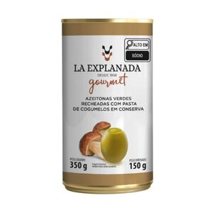 Azeitonas Recheadas com Pasta de Cogumelos La Explanada 150g