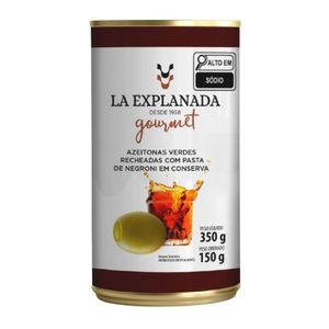 Azeitonas Recheadas com Pasta de Negroni La Explanada 150g