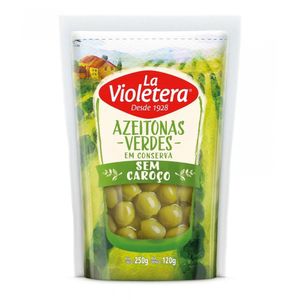 Azeitonas Verdes sem Caroço La Violetera 120g