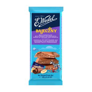 Chocolate Polonês Bajeczny Ao Leite e Amendoim E. Wedel 100g