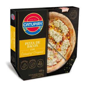 Pizza De Bacon Com Catupiry 490g