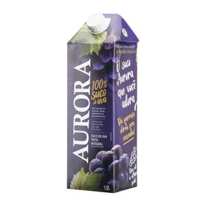 Suco Integral Uva Tinto Aurora 1,5L