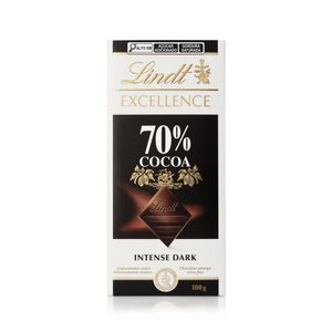 Chocolate em Barra 70% Dark Excellence Lindt 100g