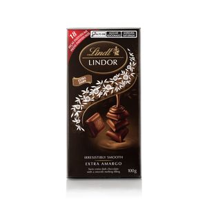 Chocolate 60% Dark Singles Lindt Lindor 100g Com 18 unidades