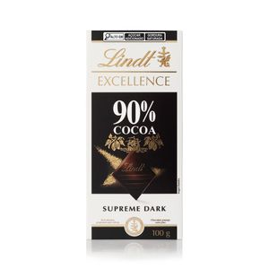 Chocolate em Barra 90% Dark Excellence Lindt 100g