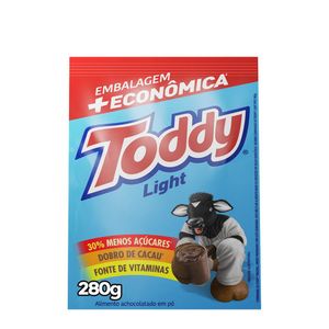 Achocolatado em Pó Light Toddy Sachê 280g