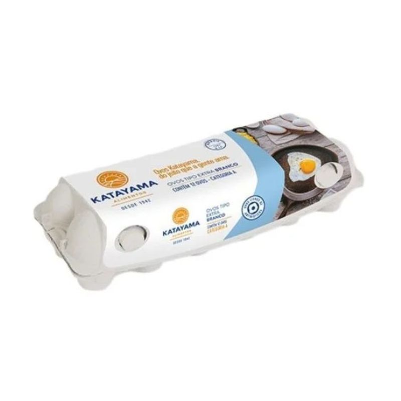 136851-Ovo-Branco-Extra-Katayama-com-12-Unidades