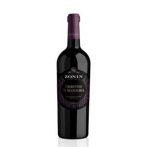 Vinho Italiano Tinto Primitivo Di Manduria Zonin 750ml