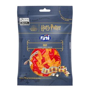 Balas de Gelatina Raio Harry Potter Cereja e Abacaxi Fini 70g