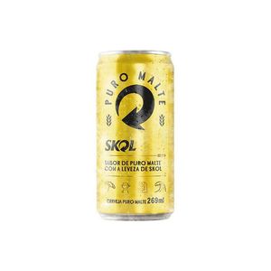 Cerveja Puro Malte Skol Lata 269ml