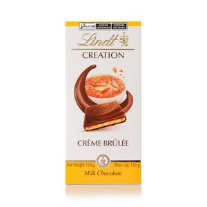 Chocolate em Barra com Recheio Creme Brulée Creation Lindt 150g