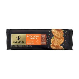 Biscoito Snack Rice Cracker Paprika Kalassi 100g