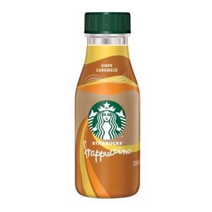 Bebida Láctea Frappuccino de Caramelo e Café Starbucks 280ml