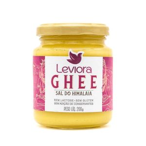 Manteiga com Sal do Himalaia Ghee Leviora 200g