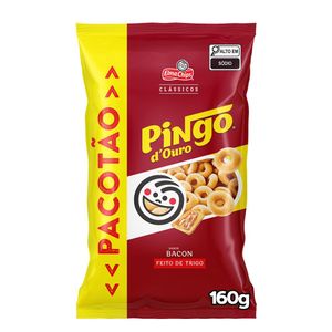 Salgadinho de Bacon Pingo d'Ouro Elma Chips 160g
