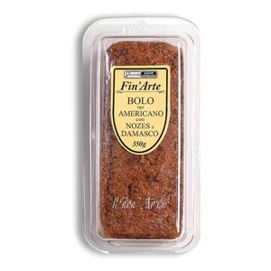 Bolo Americano com Nozes e Damasco Fin' Arte 350g